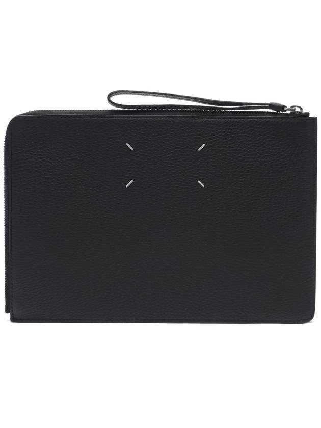 Stitch Clutch Bag Black - MAISON MARGIELA - BALAAN.