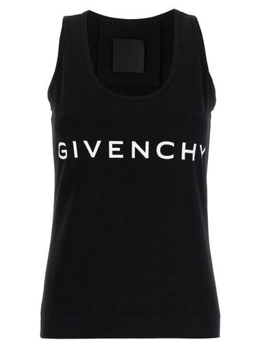 Short Sleeve T-Shirt BW70AZ3YAC001 White Black - GIVENCHY - BALAAN 1