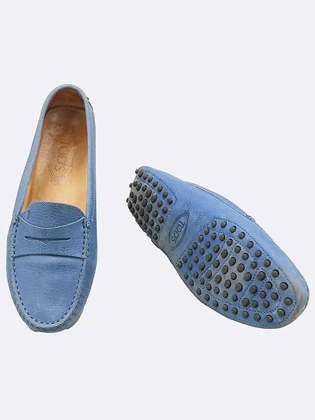 Smith Market Used Luxury Blue Loafers Women s Shoes - TOD'S - BALAAN 2