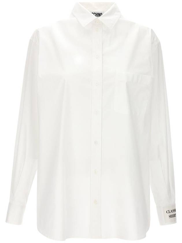 Shirt J020204310001 White - MOSCHINO - BALAAN 2