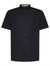 Organic Cotton Polo Shirt Black - BURBERRY - BALAAN 2