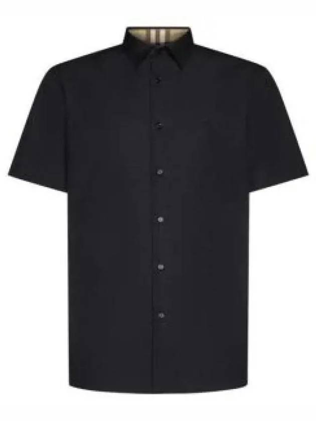 Organic Cotton Polo Shirt Black - BURBERRY - BALAAN 2