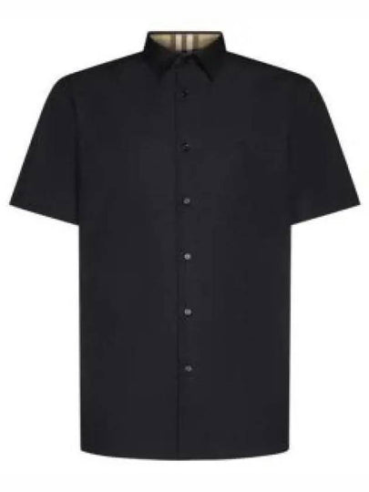 Organic Cotton Polo Shirt Black - BURBERRY - BALAAN 2