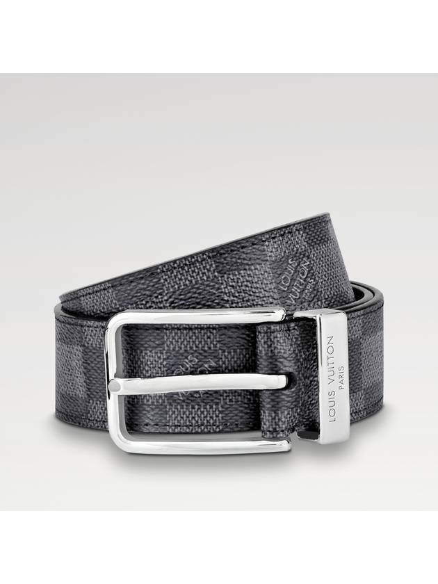 Pont Neuf 35mm Leather Belt Grey - LOUIS VUITTON - BALAAN 2