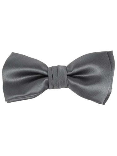 FERRAGAMO Silk Bow Tie, Men's, Grey - SALVATORE FERRAGAMO - BALAAN 1