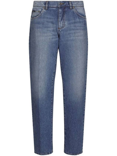 Dolce & Gabbana Straight Mid-Rise Jeans - DOLCE&GABBANA - BALAAN 1