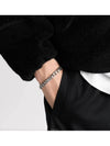 Cannage Chain Link Bracelet Silver - DIOR - BALAAN 4