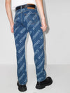 Logo printed straight jeans ME51PA240B - VETEMENTS - BALAAN 4