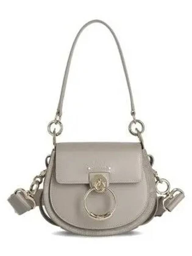 Tess Small Shoulder Bag Black Motty Grey - CHLOE - BALAAN 3