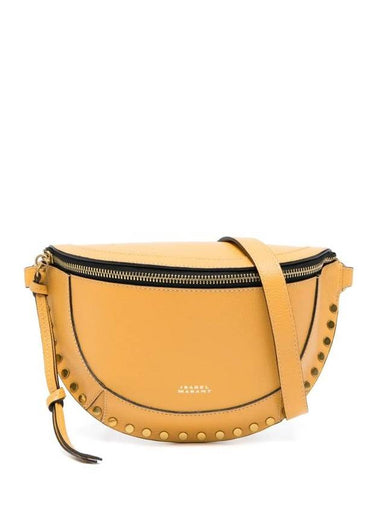 Skano Grain Leather Belt Bag Yellow - ISABEL MARANT - BALAAN 1