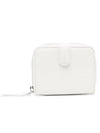 Zipper Round Stitch Card Wallet White - MAISON MARGIELA - BALAAN 1