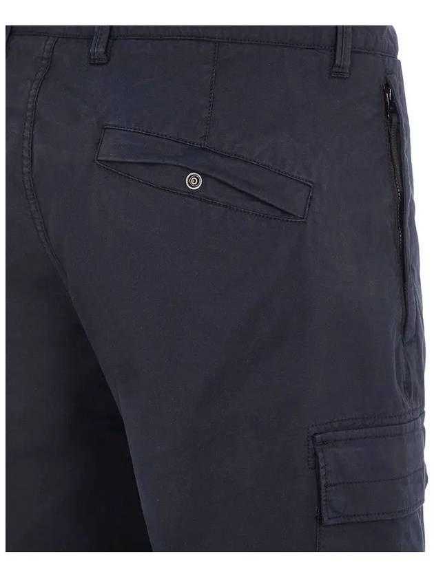 Compass Badge Gabardine Cargo Straight Pants Navy - STONE ISLAND - BALAAN 5