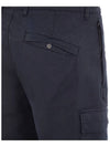 Compass Badge Gabardine Cargo Straight Pants Navy - STONE ISLAND - BALAAN 5