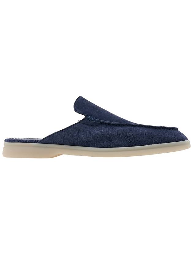 Babouche Walk Mules Blue - LORO PIANA - BALAAN 3