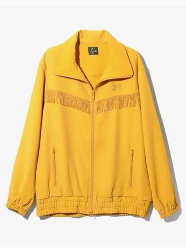 24 Fringe Track Jacket YELLOW OT198 - NEEDLES - BALAAN 1