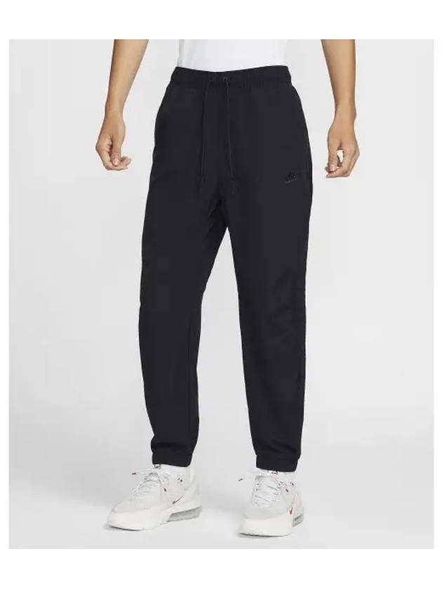 Tech Woven Straight Pants Black - NIKE - BALAAN 2