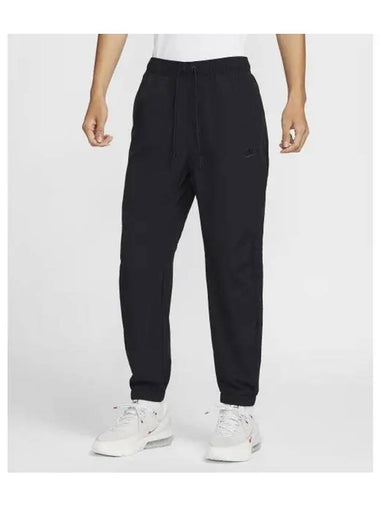 Tech Woven Straight Pants Black - NIKE - BALAAN 1