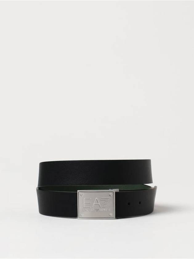 Reversible Leather Belt Black - EMPORIO ARMANI - BALAAN 1