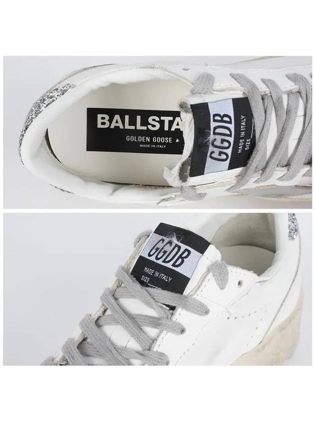 Ball Star 2 Glitter Low Top Sneakers White - GOLDEN GOOSE - BALAAN 5