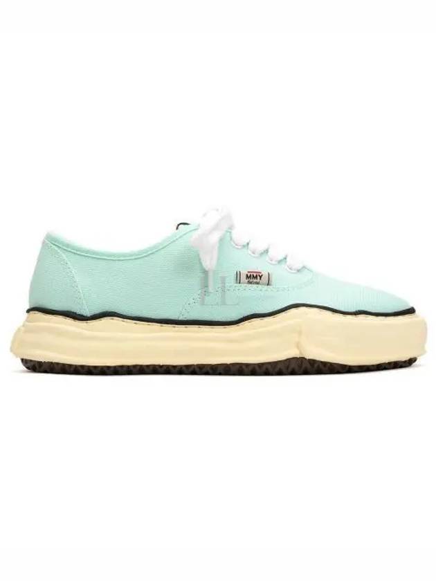 A09FW735 Light Blue Baker OG Sole Canvas Low Top Sneakers - MIHARA YASUHIRO - BALAAN 1