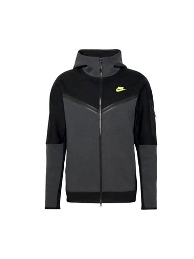 Nike Tech Fleece Windrunner Hooded Jacket Black - NIKE - BALAAN 1