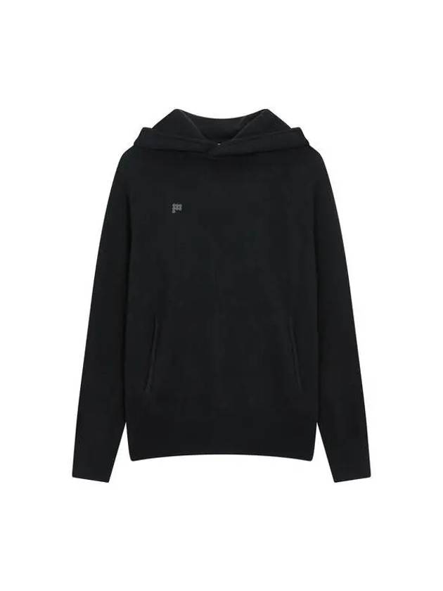 Unisex recycled cashmere hoodie black - PANGAIA - BALAAN 1