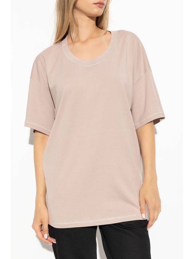 Lemaire Cotton T-shirt, Women's, Brown - LEMAIRE - BALAAN 3