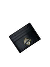 Logo Diamond Card Wallet Black - FENDI - BALAAN 5