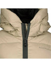 Hooded Drawstring Puffer Padding Mushroom Beige - ACNE STUDIOS - BALAAN 5