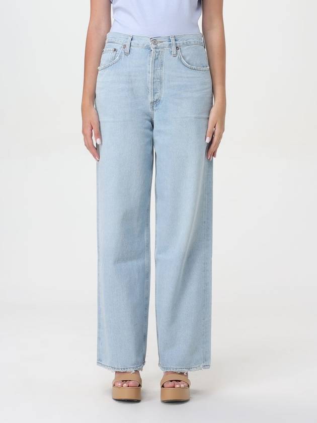 Straight Pants A90791604 Light blue - AGOLDE - BALAAN 2