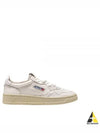 Medalist Goatskin Low Top Sneakers White - AUTRY - BALAAN 2