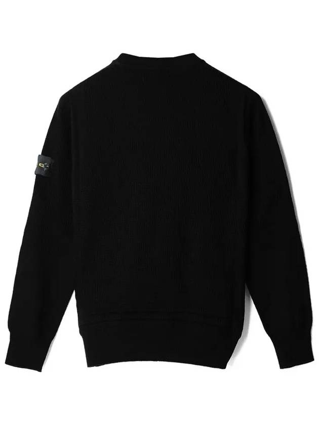 Kids Wappen Knit Black 7516502A4 V0029 - STONE ISLAND - BALAAN 3