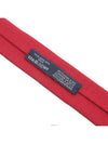 H logo tie cardinal red color men s Faconnee twill - HERMES - BALAAN 8