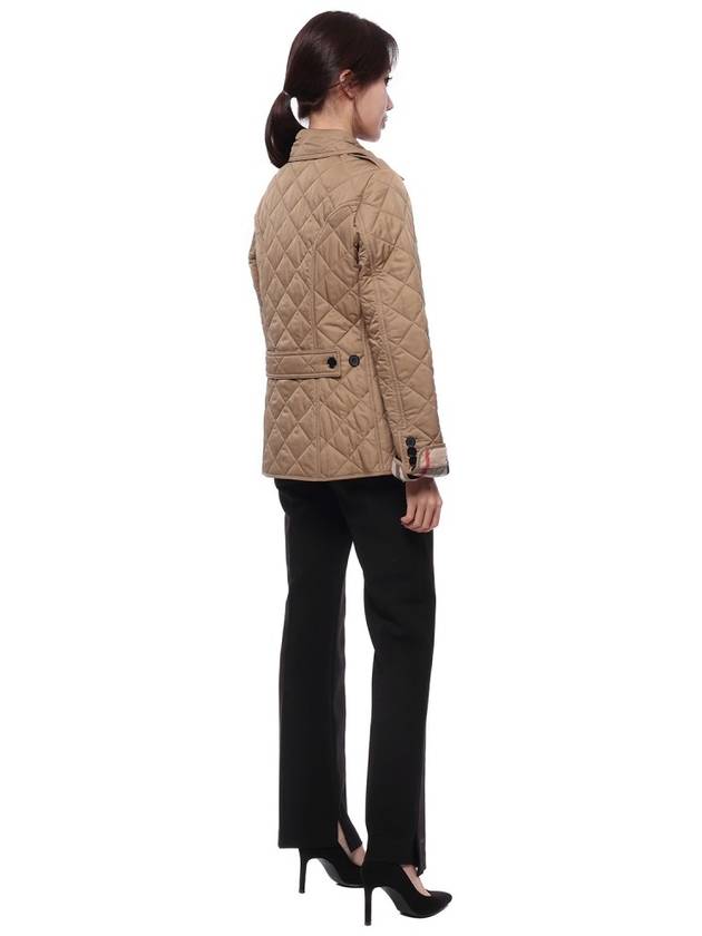 Diamond Quilted Jacket Archive Beige - BURBERRY - BALAAN 7