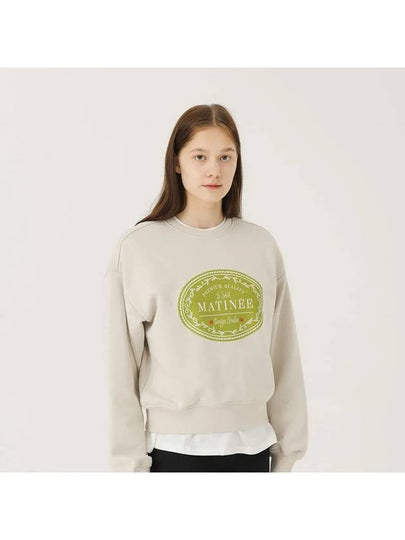 Matinee Classic Label Sweatshirt Greige - LE SOLEIL MATINEE - BALAAN 2