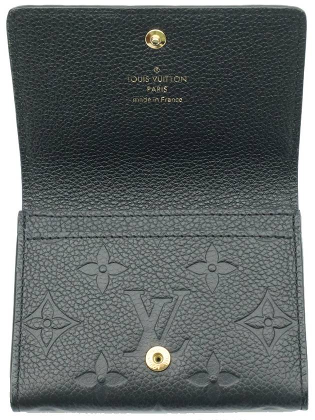 Monogram Embossed Leather Card Wallet Black - LOUIS VUITTON - BALAAN 8