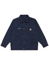 Home on the Range Shirt Jacket NAVY - MALBON GOLF - BALAAN 1