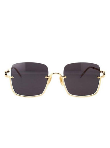 Eyewear Logo Sunglasses Gold - GUCCI - BALAAN 1