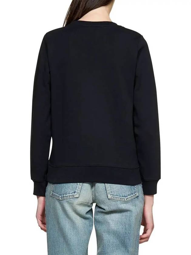 Women's Tina Logo Sweat Sweatshirt Black - A.P.C. - BALAAN 4