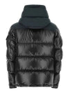 MASAYA Logo Patch Hooded Padded Jacket Black 1A002 55 595ZJ 999 - MONCLER - BALAAN 3