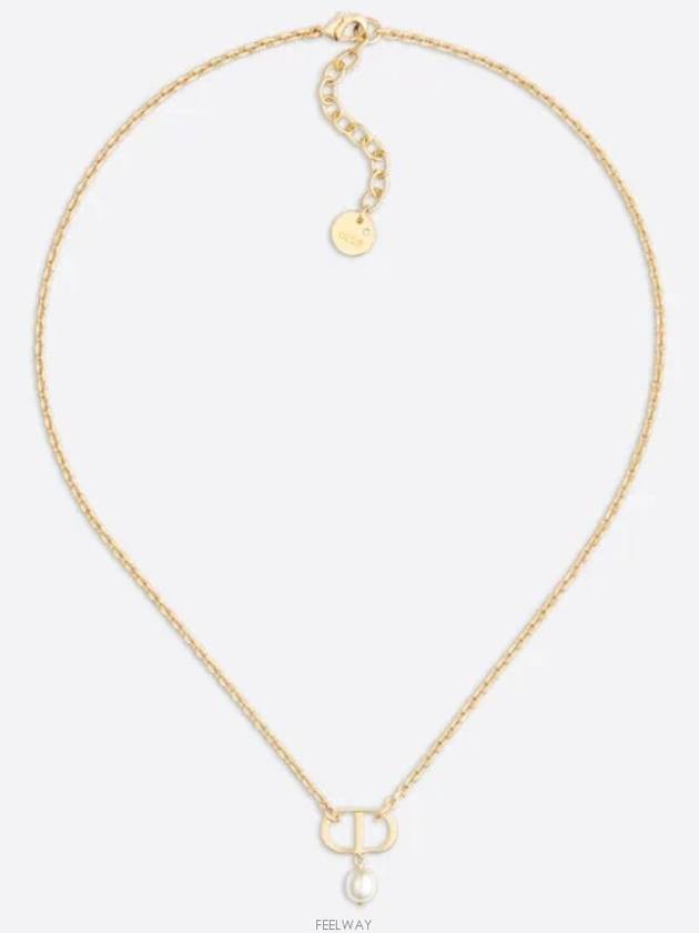 Petit CD Pearl Necklace Gold - DIOR - BALAAN 2