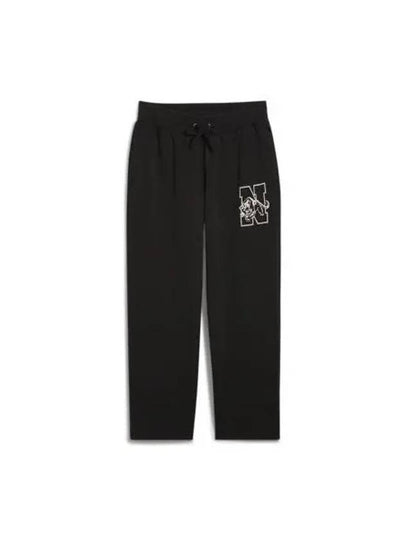 Logo Print Track Pants Black - PUMA - BALAAN 2