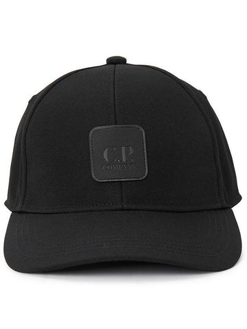 Logo Patch Ball Cap Black - CP COMPANY - BALAAN 1