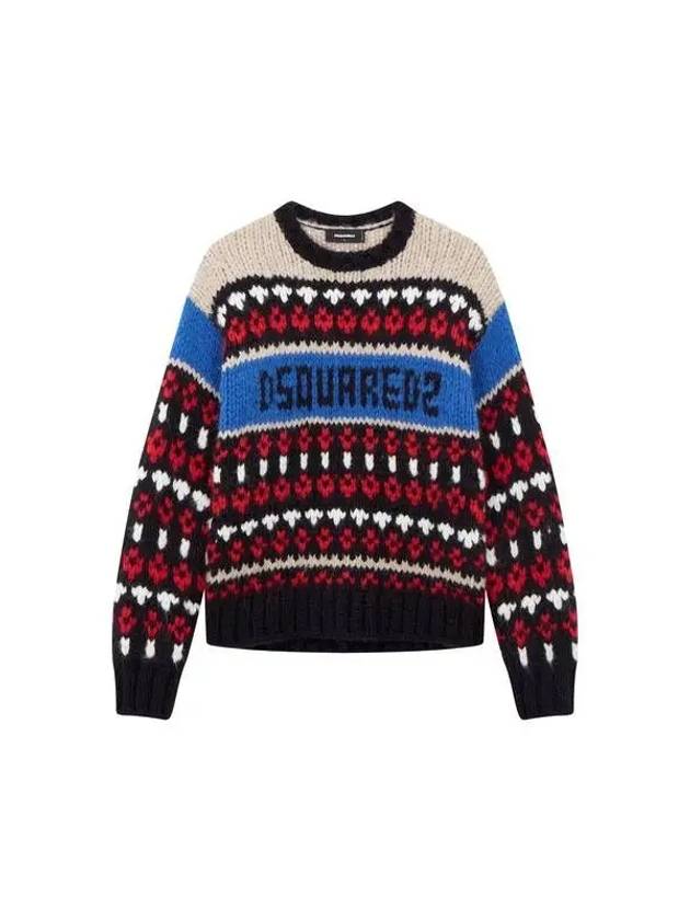 Men's multi-logo striped knit 271413 - DSQUARED2 - BALAAN 1