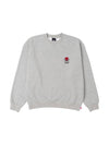 Men's Embroidered Sweatshirt Grey - STOCKHOLM SYNDROME - BALAAN 2