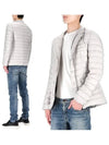 Men's Button Down Jacket Padded Ivory - HERNO - BALAAN 2