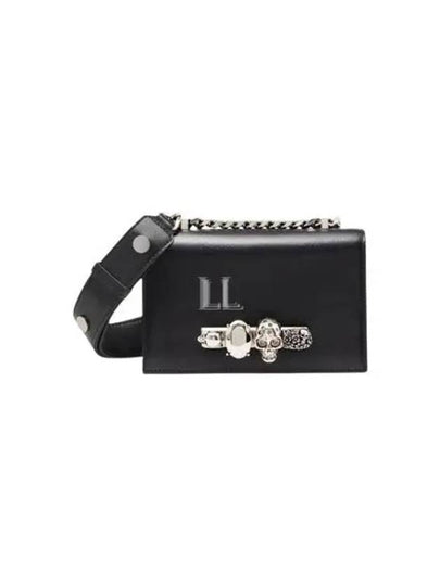 Biker Skull Jewelry Mini Satchel Shoulder Bag Black - ALEXANDER MCQUEEN - BALAAN 2