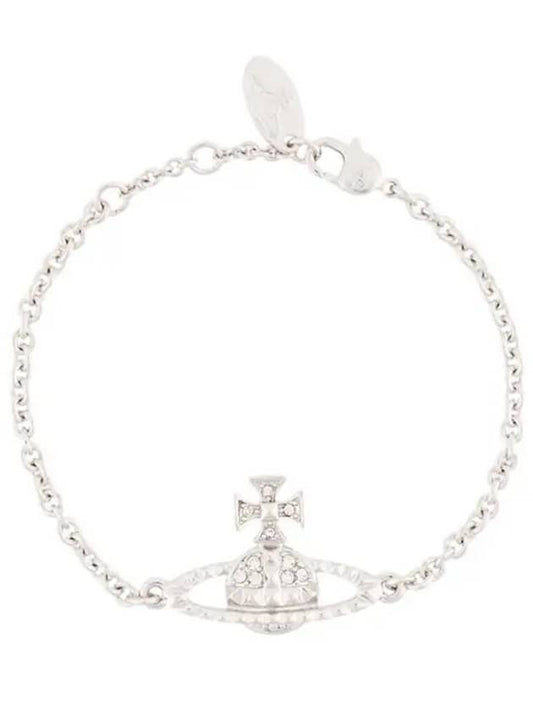 Mayfair Relief Crystal Bracelet Silver - VIVIENNE WESTWOOD - BALAAN 2