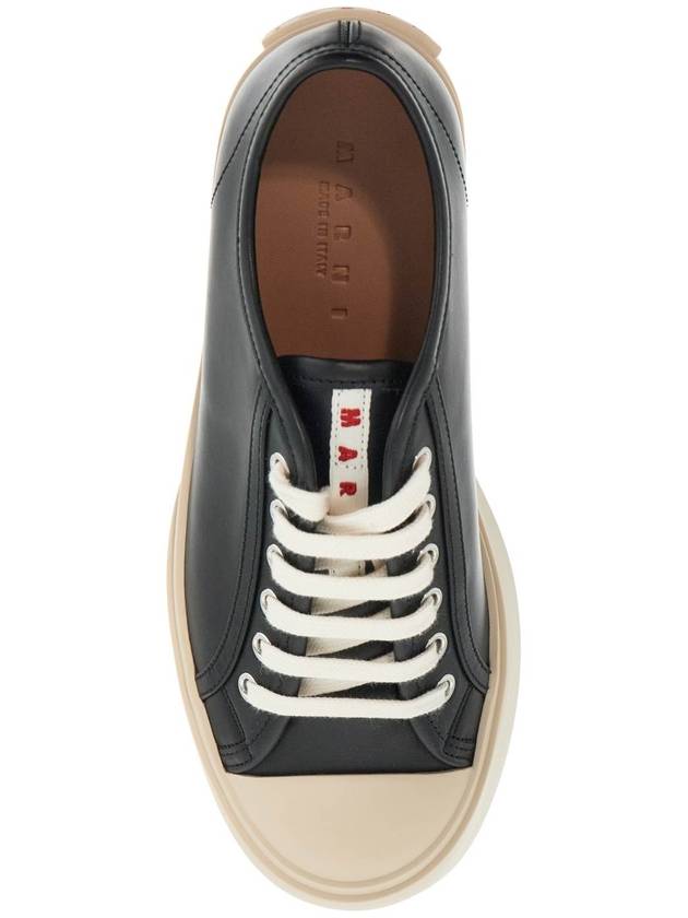 Pablo Lace-Up Low Top Sneakers Black - MARNI - BALAAN 3