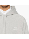 Alexandre Mattiussi Logo Print Hoodie Grey - AMI - BALAAN 5